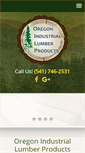 Mobile Screenshot of oregonindustriallumber.com