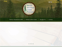Tablet Screenshot of oregonindustriallumber.com